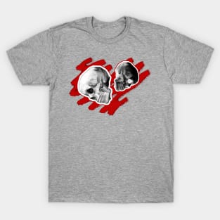 Two skulls - one love T-Shirt